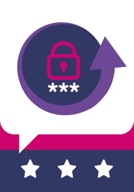 Cyber Security Awareness Month. Celebrated annual in October to raise awareness about digital security and empower everyone to protect their personal data from digital forms of crime. Vector poster