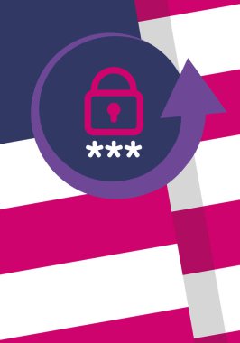 Cyber Security Awareness Month. Celebrated annual in October to raise awareness about digital security and empower everyone to protect their personal data from digital forms of crime. Vector poster