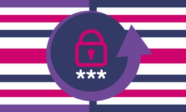 Cyber Security Awareness Month. Celebrated annual in October to raise awareness about digital security and empower everyone to protect their personal data from digital forms of crime. Vector poster