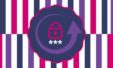 Cyber Security Awareness Month. Celebrated annual in October to raise awareness about digital security and empower everyone to protect their personal data from digital forms of crime. Vector poster