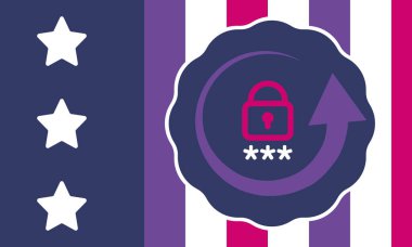 Cyber Security Awareness Month. Celebrated annual in October to raise awareness about digital security and empower everyone to protect their personal data from digital forms of crime. Vector poster