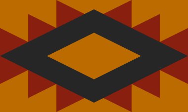 Güzel geometrik arka plan. Farklı şekillerde şekiller. Kabile formu. Çiçekler. Geometrik tasarım. Yaratıcı dokular. Renkli sanat. Modern grafik posteri. Retro renk. Vektör illüstrasyonu