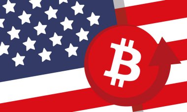 Bitcoin logosu. Bitcoin madeni parası. Dijital para. Kripto Ticaret ve Yatırım konsepti. Geleceğin teknolojisi. Yaratıcı sanat. Vektör çizimi. Poster