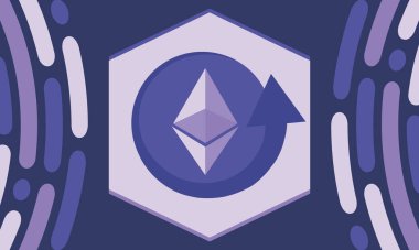 Ethereum logosu. Ethereum madeni parası. Dijital para. Kripto Ticaret ve Yatırım konsepti. Geleceğin teknolojisi. Yaratıcı sanat. Vektör çizimi. Poster