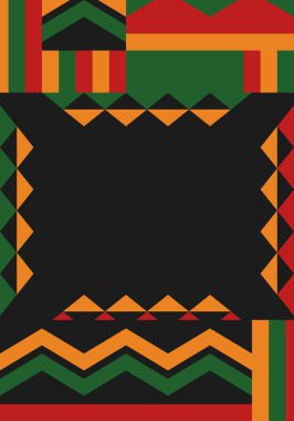 Güzel geometrik arka plan. Farklı şekillerde şekiller. Kabile formu. Çiçekler. Geometrik tasarım. Yaratıcı dokular. Renkli sanat. Modern grafik posteri. Retro renk. Vektör illüstrasyonu