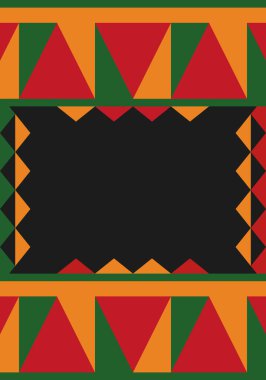 Güzel geometrik arka plan. Farklı şekillerde şekiller. Kabile formu. Çiçekler. Geometrik tasarım. Yaratıcı dokular. Renkli sanat. Modern grafik posteri. Retro renk. Vektör illüstrasyonu