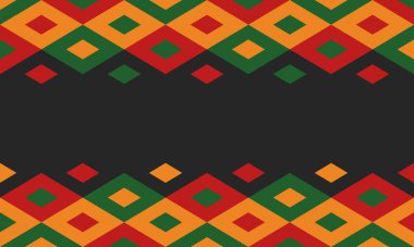 Güzel geometrik arka plan. Farklı şekillerde şekiller. Kabile formu. Çiçekler. Geometrik tasarım. Yaratıcı dokular. Renkli sanat. Modern grafik posteri. Retro renk. Vektör illüstrasyonu