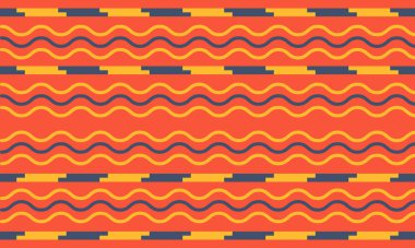 Güzel geometrik arka plan. Farklı şekillerde şekiller. Kabile formu. Çiçekler. Geometrik tasarım. Yaratıcı dokular. Renkli sanat. Modern grafik posteri. Retro renk. Vektör illüstrasyonu