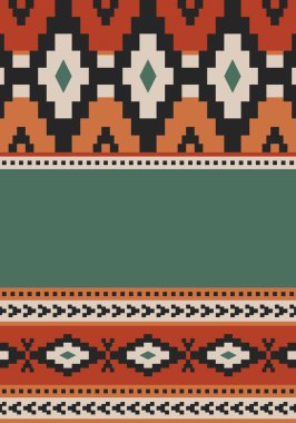 Güzel geometrik arka plan. Farklı şekillerde şekiller. Kabile formu. Çiçekler. Geometrik tasarım. Yaratıcı dokular. Renkli sanat. Modern grafik posteri. Retro renk. Vektör illüstrasyonu