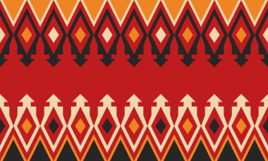 Güzel geometrik arka plan. Farklı şekillerde şekiller. Kabile formu. Çiçekler. Geometrik tasarım. Yaratıcı dokular. Renkli sanat. Modern grafik posteri. Retro renk. Vektör illüstrasyonu