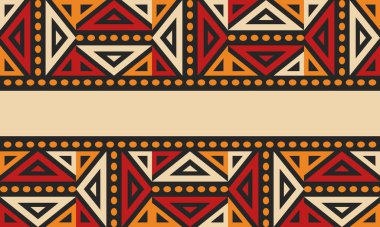 Güzel geometrik arka plan. Farklı şekillerde şekiller. Kabile formu. Çiçekler. Geometrik tasarım. Yaratıcı dokular. Renkli sanat. Modern grafik posteri. Retro renk. Vektör illüstrasyonu