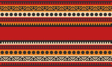 Güzel geometrik arka plan. Farklı şekillerde şekiller. Kabile formu. Çiçekler. Geometrik tasarım. Yaratıcı dokular. Renkli sanat. Modern grafik posteri. Retro renk. Vektör illüstrasyonu