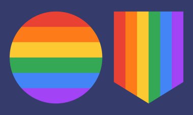 Haziranda Gurur Ayı. LGBTQ+. Lezbiyen Gey Biseksüel Transseksüel. Yıllık kutlama. LGBT bayrağı. Gökkuşağı aşk konsepti. İnsan hakları ve hoşgörü. Poster, kart, afiş ve geçmiş. Vektör illüstrasyonu