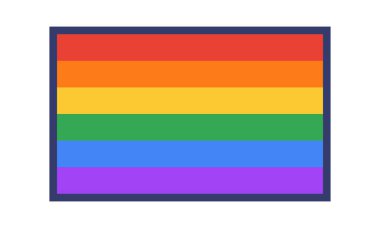 Haziranda Gurur Ayı. LGBTQ+. Lezbiyen Gey Biseksüel Transseksüel. Yıllık kutlama. LGBT bayrağı. Gökkuşağı aşk konsepti. İnsan hakları ve hoşgörü. Poster, kart, afiş ve geçmiş. Vektör illüstrasyonu