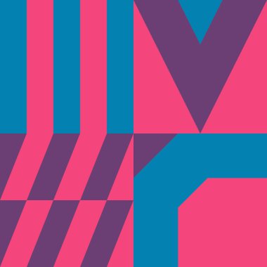 Güzel geometrik arka plan. Farklı şekillerde şekiller. Kabile formu. Çiçekler. Geometrik tasarım. Yaratıcı dokular. Renkli sanat. Modern grafik posteri. Retro renk. Vektör illüstrasyonu