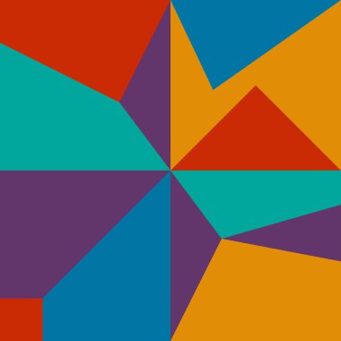 Güzel geometrik arka plan. Farklı şekillerde şekiller. Kabile formu. Çiçekler. Geometrik tasarım. Yaratıcı dokular. Renkli sanat. Modern grafik posteri. Retro renk. Vektör illüstrasyonu