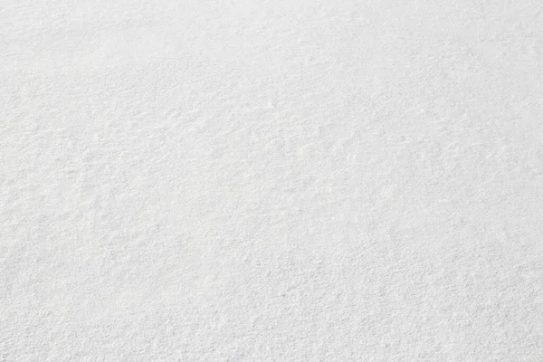 Uniform snow cover. Snow texture on a flat plot of land