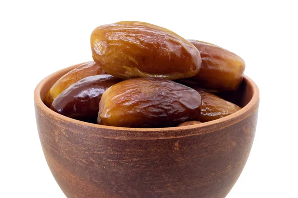 Dates Cup White Isolated Background — Stock Photo, Image
