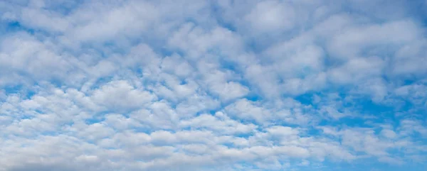 stock image Blue sky with white cirrus clouds, panorama