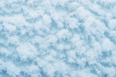  Beyaz kabarık kar dokusuna yakın çekim