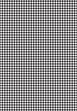 Eşkenar dörtgen şeklinde soyut siyah ve beyaz geometrik desen, arkaplan ve tasarım için pürüzsüz doku