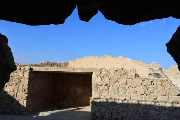 Masada Isr Nov 2022 Antichi Ruderi Nella Fortezza Masada Nel — Foto Stock