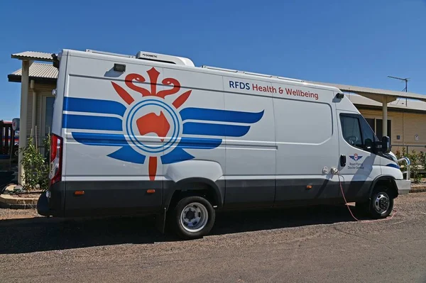 Dubbo Nsw Mar 2023 Royal Flying Doctor Service Ambulance Poskytující — Stock fotografie