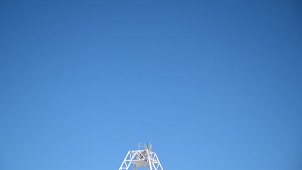 Dos Antenas Radiotelescopio Cerca Narrabri Nsw Australia Telescope Compact Array — Vídeo de stock