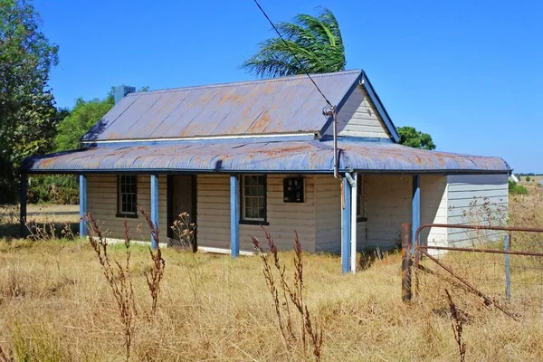 Landschap Uitzicht Verlaten Boerderij Nieuw Zuid Wales Australië — Stockfoto