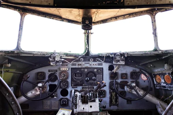 Moree Nsw Mar 2023 Cockpit Dari Douglas Skytrain Sekitar 100 — Stok Foto