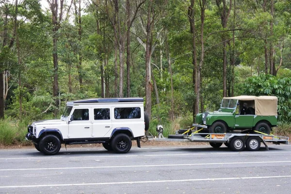 Byron Bay Nsw Rp02 2023 Defender 110 300Tdi Towing First — 图库照片