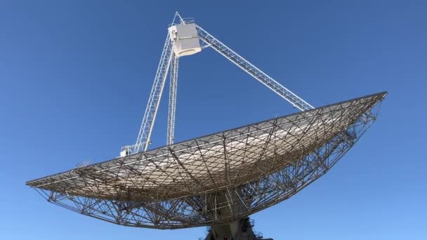 Parkes Observatory New South Wales Australien Påstådd Apollo Uppdrag Till — Stockvideo