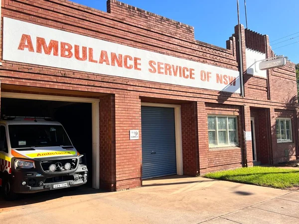 Dubbbo Nsw Mar 2023 Nsw Ambulans Servisi Avustralyalı Ambulans Servisleri — Stok fotoğraf