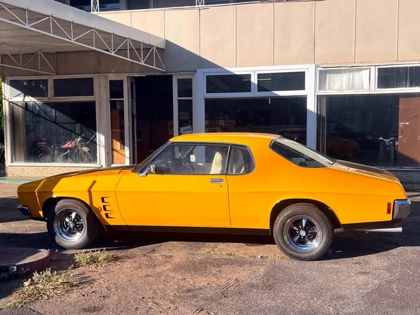 Dubbo Nsw Mar 2023 黄色1969年雪佛兰卡迈罗超级跑车 Chevrolet Camaro Super Sport 是雪佛兰在其数量有限的车辆上提供的标志性性能选项包 — 图库照片