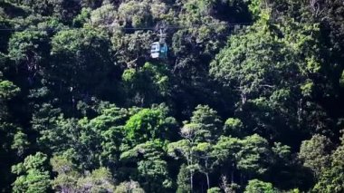 Skyrail Rainforest Cableway ,a 7.5 kilometre scenic cableway running above the Barron Gorge National Park a World Heritage in the Wet Tropics of Cairns in Queensland Australia