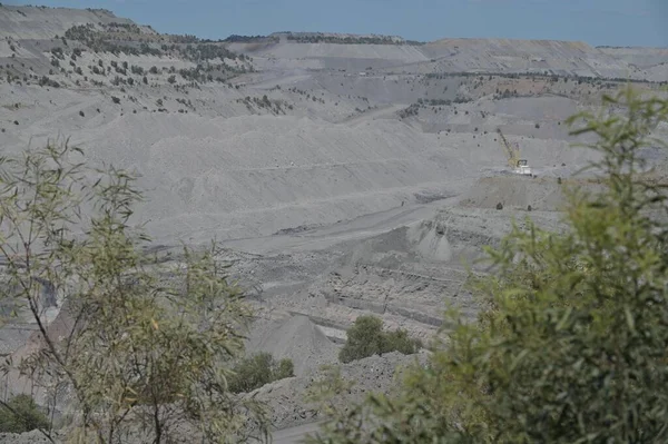 Qld Aug 2023 澳大利亚昆士兰州莫拉附近的Dawson煤矿 该矿位于鲍温盆地 平均每年出口约400万吨煤炭 — 图库照片