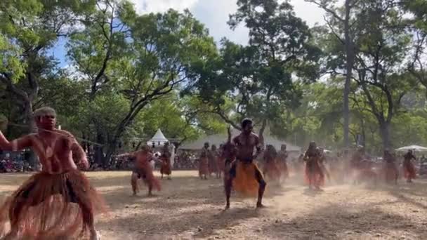 Laura Qld Luglio 2023 Danza Cerimoniale Aborigena Australiana Laura Quinkan — Video Stock