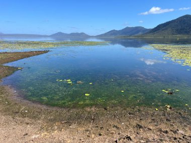 Proserpine Gölü Queensland Avustralya hava manzarası