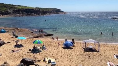 SYDNEY - Sydney Yeni Güney Galler Avustralya 'daki Little Bay Sahili' nin Ocak 05 2024 hava manzarası