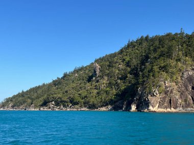 Avustralya 'nın WhitSunday Adası Queensland manzarası