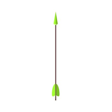 Illustration of an arrow isolated on a white background
