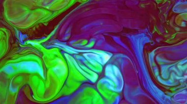 Yavaş Hareketli Makro Desen Sanatsal Kavramsal Renk Yüzey Taşıyıcı Yüzey Sıvı Boya Sıçratma Sanatı DokusuName