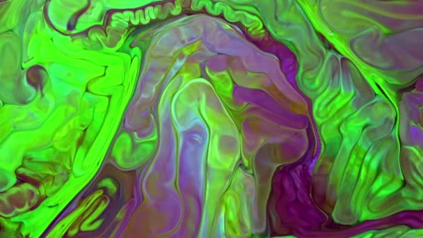 Slow Motion Macro Modelo Abstracto Concepto Artístico Superficie Color Superficie — Vídeo de stock