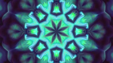 Kaleydoskop Renkli Mandala Sanat Tasarımı Soyut Arkaplan Görüntüsü.