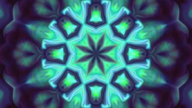 Kaleydoskop Renkli Mandala Sanat Tasarımı Soyut Arkaplan Görüntüsü.