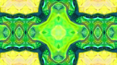 Kaleydoskop Renkli Mandala Sanat Tasarımı Soyut Arkaplan Görüntüsü.