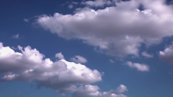 Niebieskie Niebo Tle Chmury Wideo — Wideo stockowe
