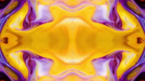 Абстрактный Цветной Калейдоскоп Текстур — стоковое видео
