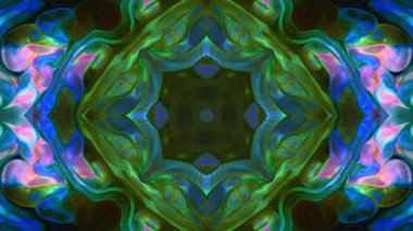 Soyut Kaleydoskopik Kakofoni ve Psikedelik Ink Düşüren Renkler Arkaplan Görüntüsü tarafından oluşturuldu.