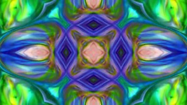 Soyut Kaleydoskopik Kakofoni ve Psikedelik Ink Düşüren Renkler Arkaplan Görüntüsü tarafından oluşturuldu.